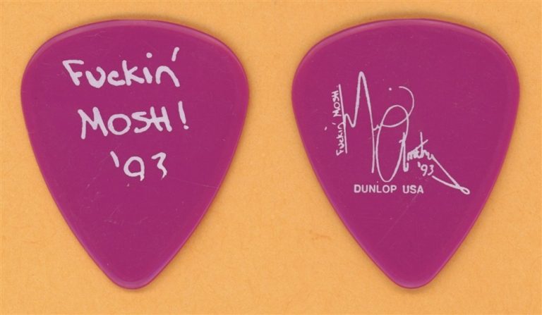 Van Halen Michael Anthony Vintage Guitar Pick - 1993 Right Here Right Now Tour