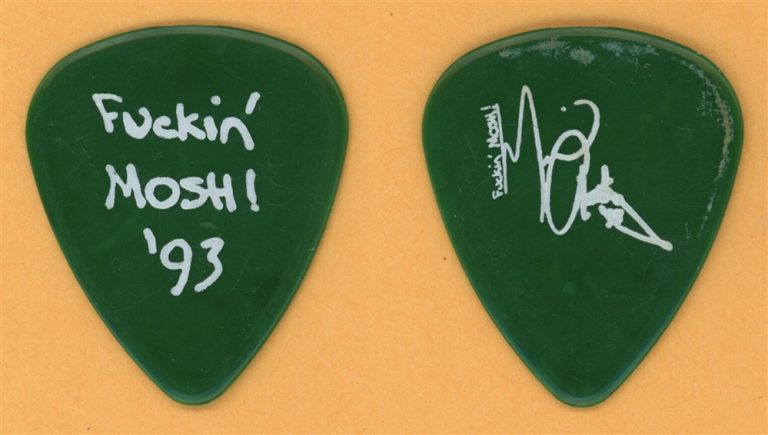 Van Halen Michael Anthony Vintage Guitar Pick - 1993 Right Here Right Now Tour