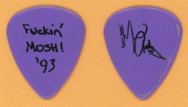 Van Halen Michael Anthony Vintage Guitar Pick - 1993 Right Here Right Now Tour