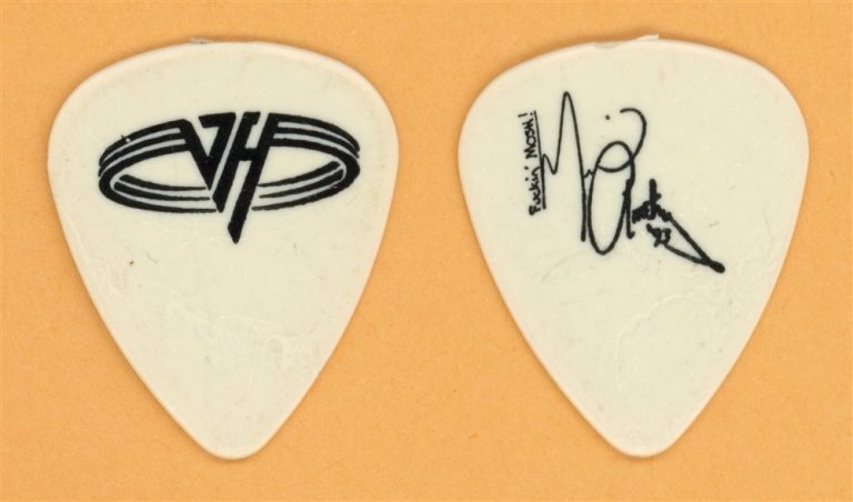 Van Halen Michael Anthony Vintage Guitar Pick - 1993 Right Here Right Now Tour