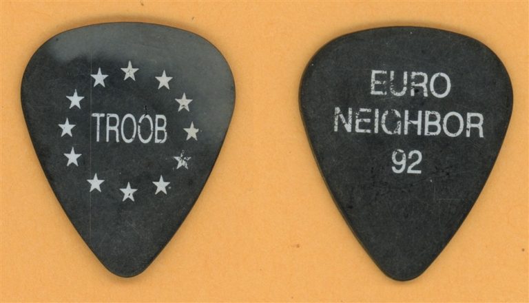 Bryan Adams Keith Scott Vintage Guitar Pick - 1992 World Tour - Stage Used