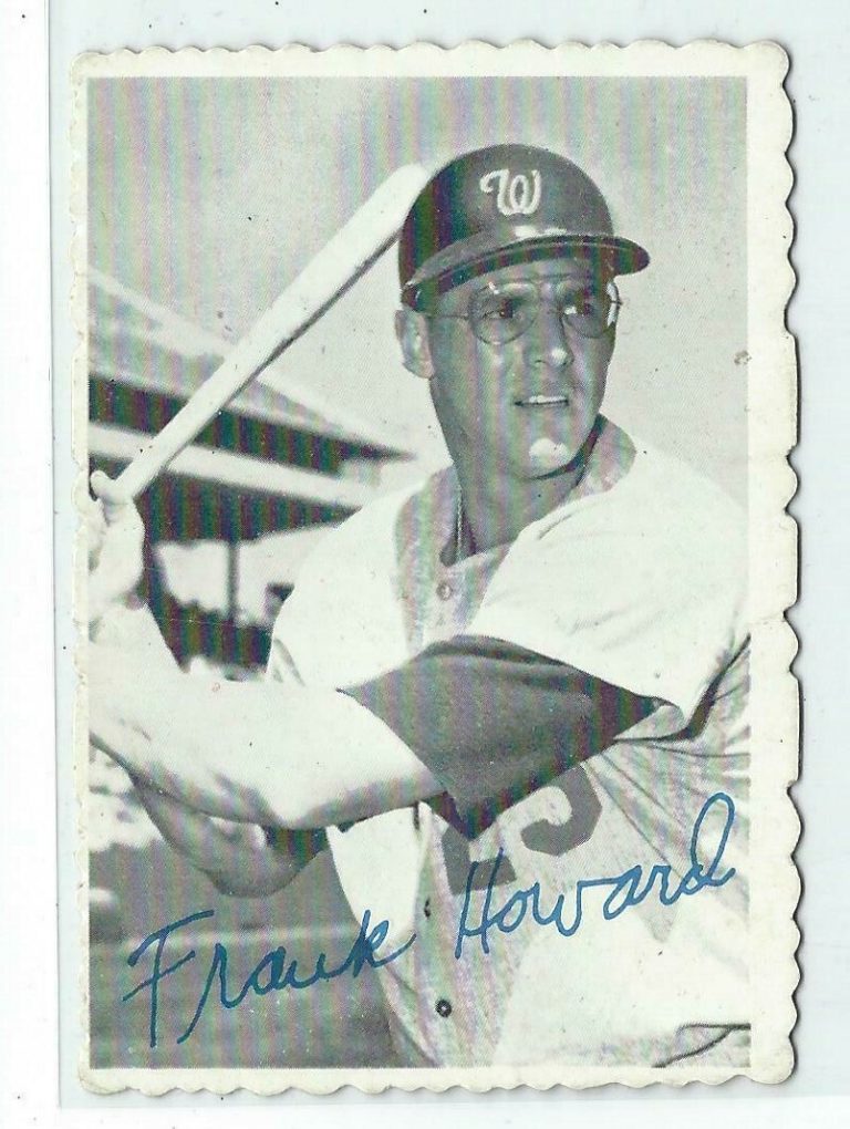 Frank Howard 1969 Topps Deckle Edge Card #16 of 33 photos Washington Senators