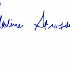 Nadine Strossen ACLU President Civil Rights Signed Autograph