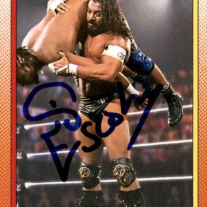 Santos Escobar Signed 2021 Topps WWE Card #90