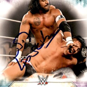 Santos Escobar Signed 2021 Topps WWE NXT Card #186