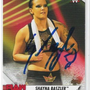 Shayna Baszler Signed 2021 Topps WWE Card NA-7