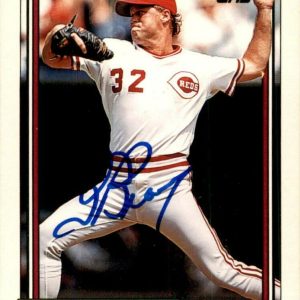 Tom Browning Signed 1992 Topps Card #339 Cincinnati Reds