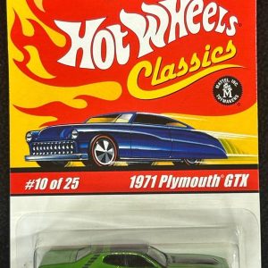 2005 Hot Wheels Classic Series 1 #10/25 1971 Plymouth GTX Spectraflame Green