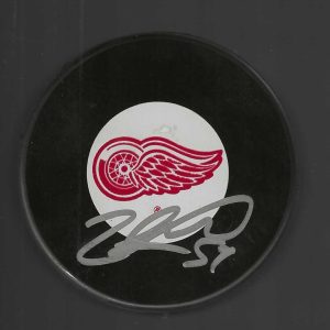 Zack Torquato Signed Detroit Red Wings Puck