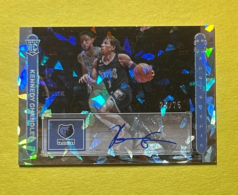 2022-23 PHOTOGENIC KENNEDY CHANDLER ROOKIE AUTO /75 #RS-KCM GRIZZLIES RC