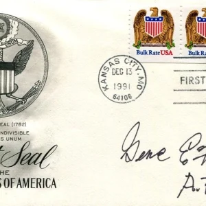 Gene Herrick AP Photographer Civil Rights Rosa Parks MLK Signed Autograph FDC