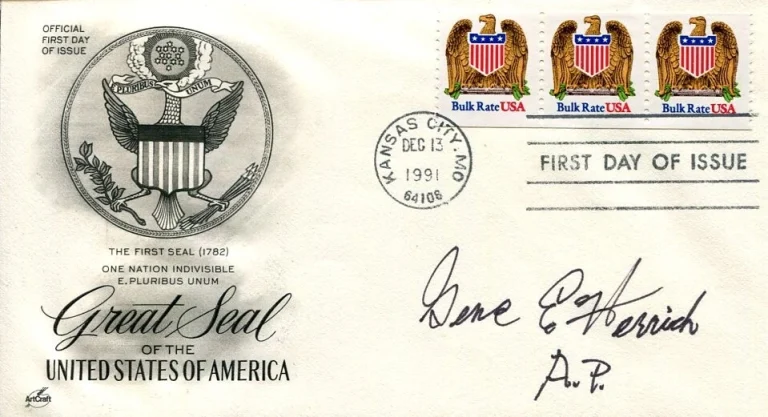 Gene Herrick AP Photographer Civil Rights Rosa Parks MLK Signed Autograph FDC