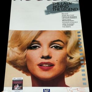 Bert Stern Famous Photographer Signed Autograph Marilyn Monroe Movie Poster JSA