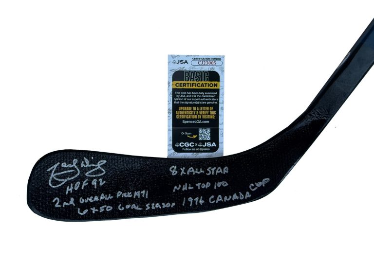 Marcel Dionne Signed Multi-Inscribed Los Angeles Kings Stat Stick JSA COA