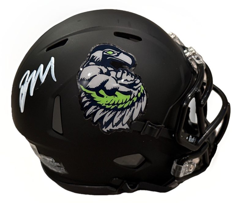 Byron Murphy II signed (Seattle Seahawks) Custom Mini Helmet Beckett BM02816