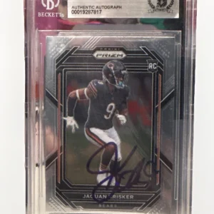 Jaquan Brisker signed Chicago Bears 2022 Panini 391 RC Card Beckett 00019287817