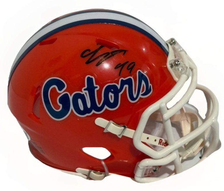 GERVON DEXTER signed (FLORIDA GATORS) 🐊 mini football helmet JSA COA CK19756
