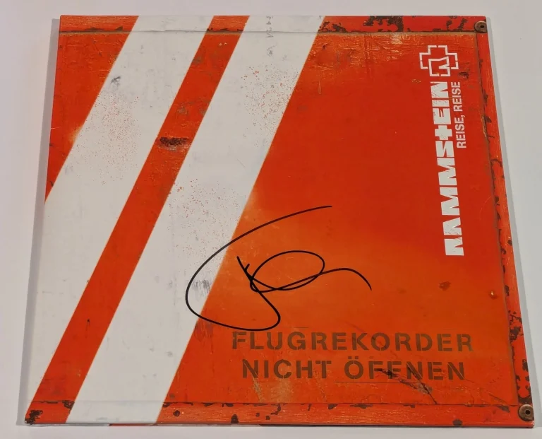 RAMMSTEIN TILL LINDEMANN signed autographed 
