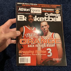 2004 College Basketball YEARBOOK Hakim Warrick Gerry McNamara Cover Syracuse