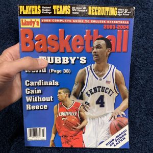 2003-2004 College Basketball YEARBOOK Connecticut Louisville Cardinal Cover