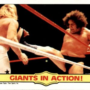 Andre The Giant 1985 Topps WWF Card #48 WWE
