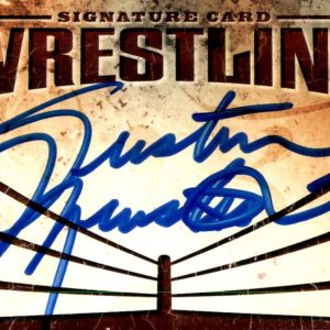 Sinister Minister Signed ECW Wrestling Signature Autograph Card James Mitchell