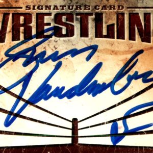 James Vandenberg Signed WCW Wrestling Signature Autograph Card James Mitchell