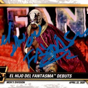 El Hijo Del Fantasma Signed 2021 Topps WWE NXT Card #13
