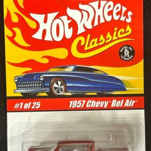 2005 Hot Wheels Classic Series 1 #1 of 25 1957 Chevy Bel Air Spectraflame Red