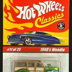 2005 Hot Wheels Classic Series 1 #11/25 1940's Woodie Spectraflame Green