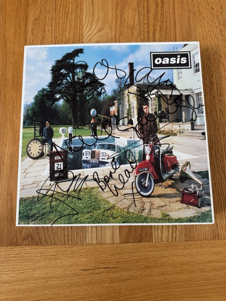 Be Here Now Oasis Mexican Box Set Signed Liam Noel Gallagher +3 Beckett 1 of 1