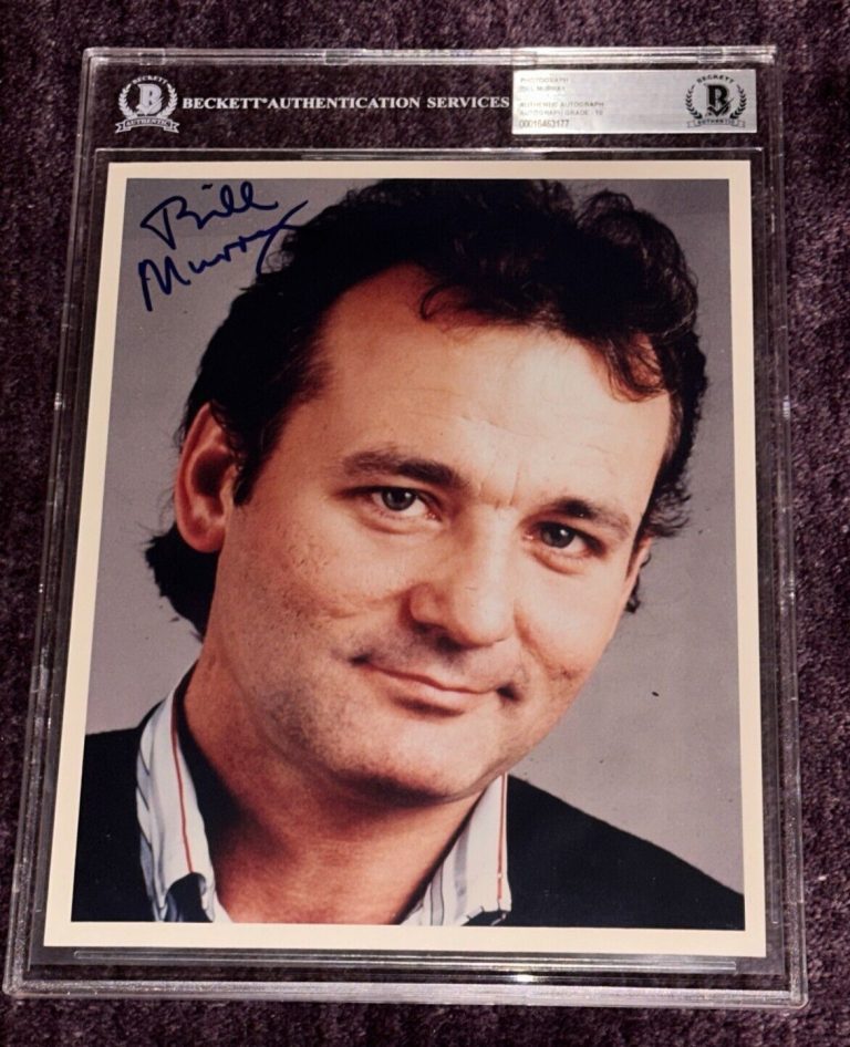 BILL MURRAY Signed 8 X 10 PHOTO BAS Beckett Auto Graded 10 Encapsulated