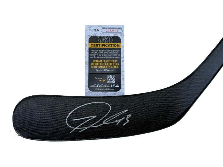 TOM WILSON SIGNED WASHINGTON CAPITALS HOCKEY STICK JSA COA COLLECTIBLE MEMORABILIA