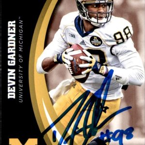 Devin Gardner Signed 2015 Panini Card #13 Michigan Wolverines