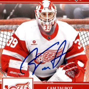 Cam Talbot Signed 2025/26 Upper Deck Detroit Red Wings Centennial Card #15