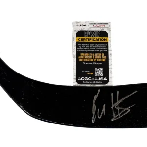 Bo Horvat Signed New York Islanders Stick Blade Canada 2026 Olympics JSA COA