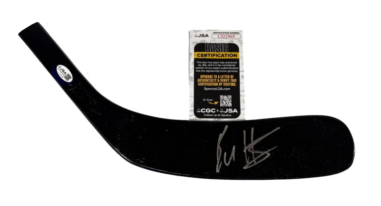 Bo Horvat Signed New York Islanders Stick Blade Canada 2026 Olympics JSA COA