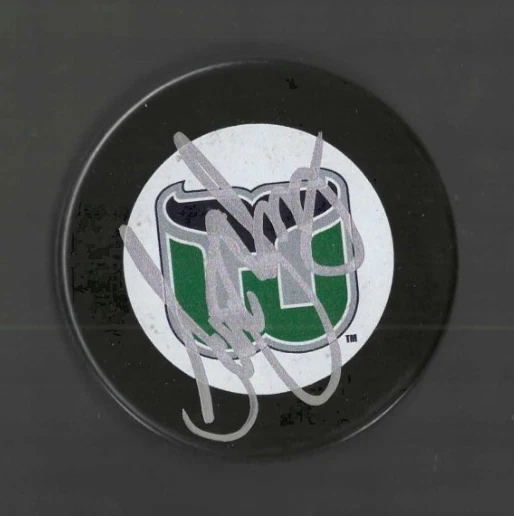 Scott Young Signed Hartford Whalers Puck