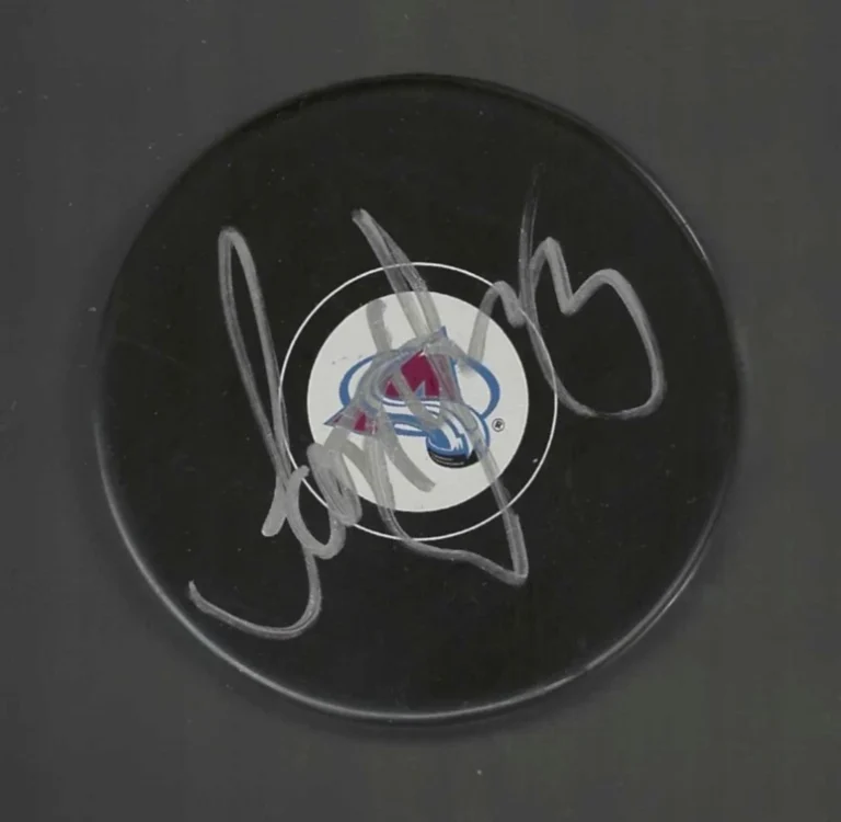 Scott Young Signed Colorado Avalanche Puck