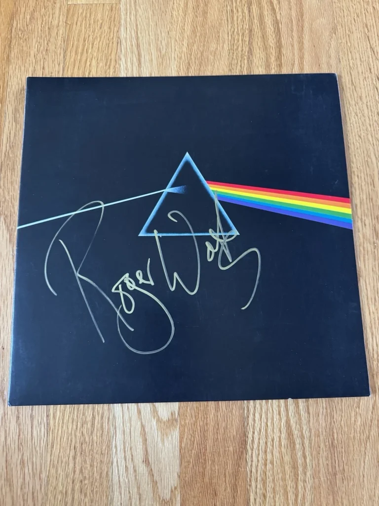 Roger Waters Signed Dark Side Moon Album Pink Floyd JSA LOA