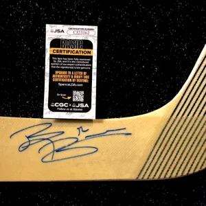 Brandon Bussi Signed Carolina Hurricanes Goalie Stick JSA COA
