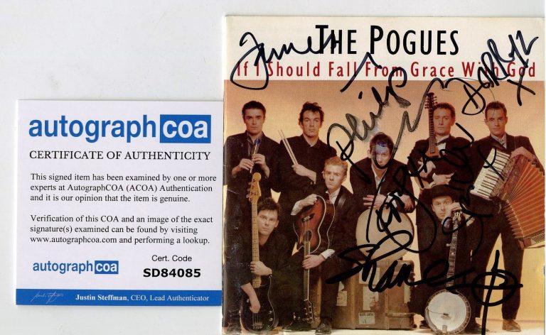 The Pogues If I should fall from grace with God CD signed Shane McGowan +5