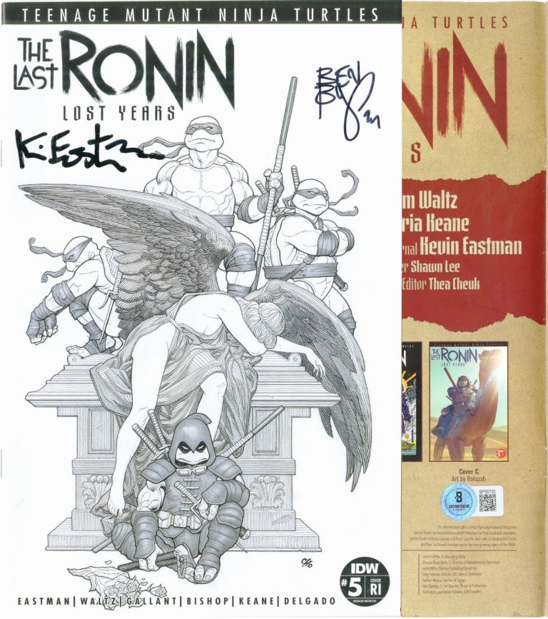TMNT Last Ronin Lost Years #5 Variant 1:50 IDW SIGNED Kevin Estman Ben Bishop