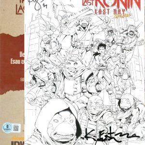 TMNT Last Ronin Lost Years One Shot RI Variant IDW SIGNED Kevin EstmanBishop
