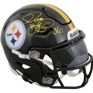 Steelers Jerome Bettis Authentic Signed Speed Flex Midi Helmet BAS Witnessed