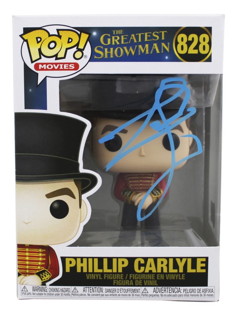 Zac Efron The Greatest Showman Signed #828 Funko Pop Vinyl Figure BAS #BL274684