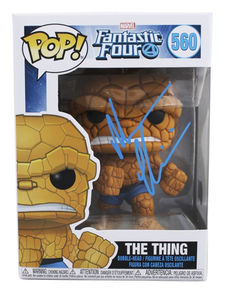 Michael Chiklis Fantastic Four Signed #560 Funko Pop Vinyl Figure BAS #BU82561