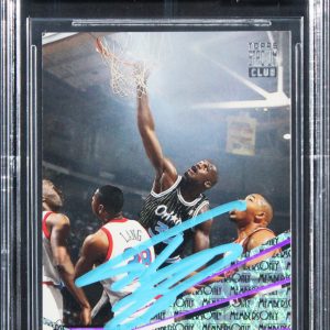 Shaquille O'Neal Signed 1994 Stadium Club Members Only #1 Card Auto 10! BAS Slab