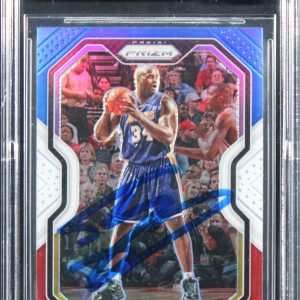 Shaquille O'Neal Signed 2020 Panini Prizm RW&B #207 Card Auto 10! BAS Slabbed