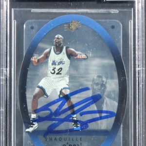 Magic Shaquille O'Neal Signed 1996 SPX #35 Card Auto Grade Mint 10! BAS Slabbed